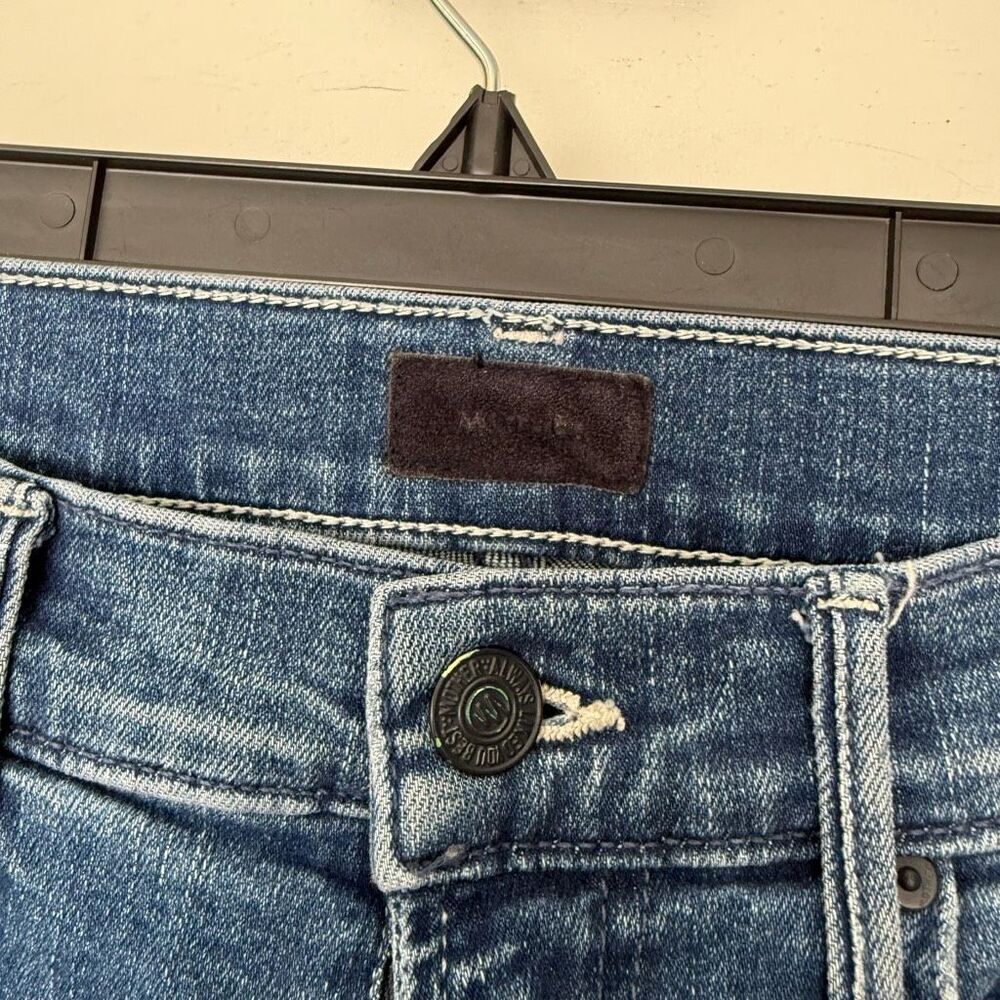 Mother Women’s 25 Insider Crop Step Fray Wish Upon A Star Jeans View 2